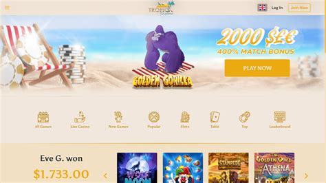Tropica Online Casino Review & Ratings .